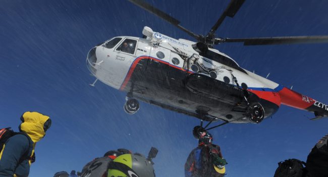 Heliski in Kamchatka